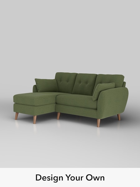 Ripple Chenille/Mid Moss Green Wilson Buttoned Back (H36561) | £1,575