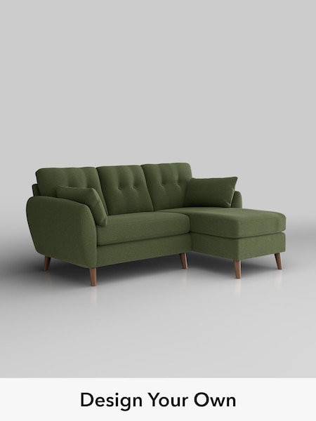 Ripple Chenille/Mid Moss Green Wilson Buttoned Back (H36561) | £1,575