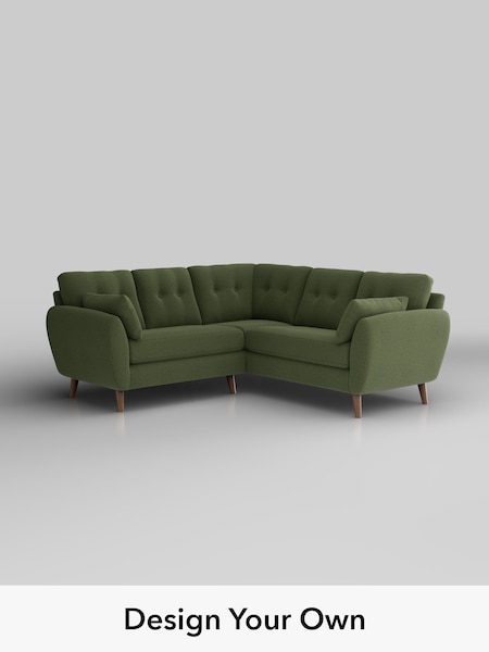 Ripple Chenille/Mid Moss Green Wilson Buttoned Back (H36561) | £1,650