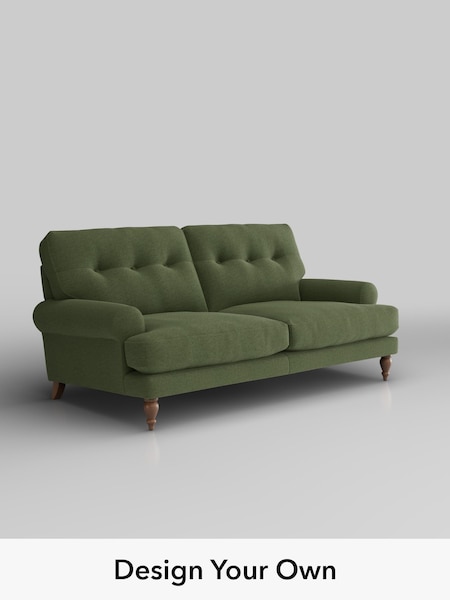 Ripple Chenille/Mid Moss Green Erin Buttoned Back Deep Relaxed Sit (H36601) | £1,325