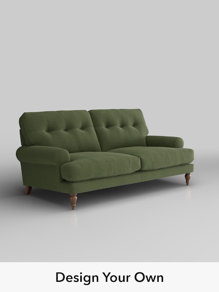 Ripple Chenille/Mid Moss Green Erin Buttoned Back Deep Sit (H36605) | £1,275