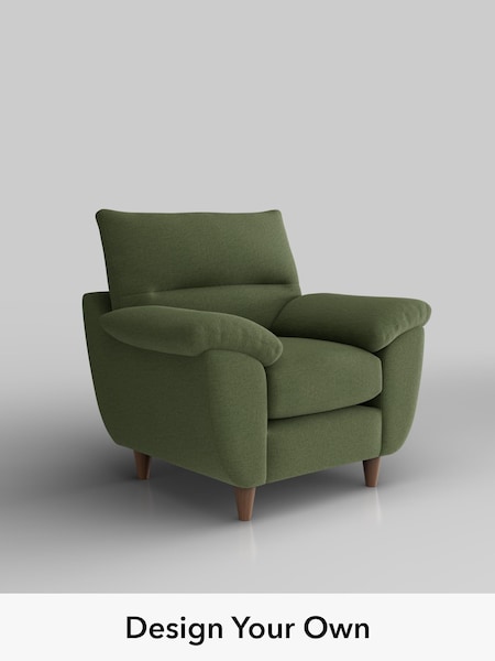 Ripple Chenille/Mid Moss Green Elliot Highback (H36606) | £675