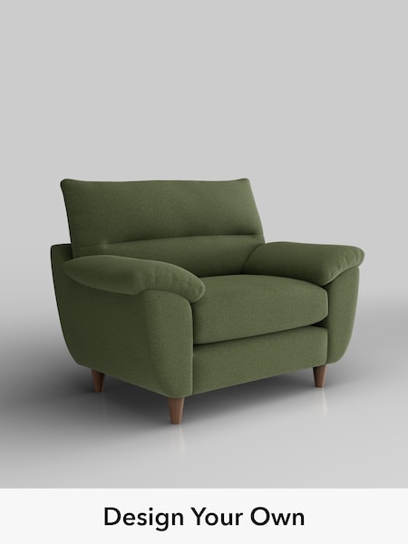 Ripple Chenille/Mid Moss Green Elliot Highback (H36606) | £775