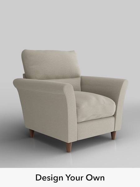 Ripple Chenille/Light Natural Hartley Highback Relaxed Sit (H36609) | £875