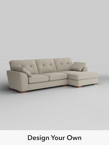 Ripple Chenille/Light Natural Stamford Buttoned Back (H36623) | £2,025