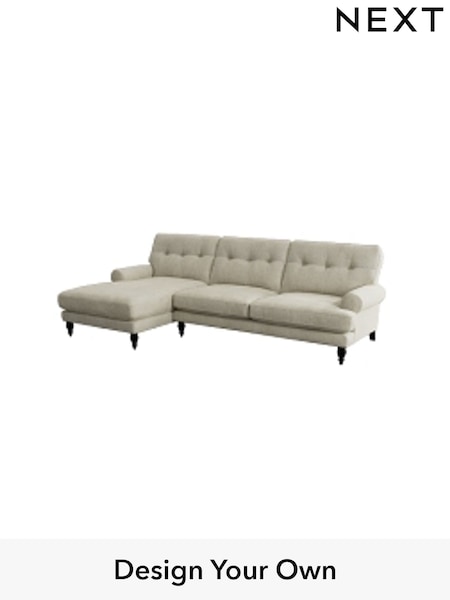 Studio Chenille/Oyster Erin Buttoned Back Deep Sit (H36624) | £1,825