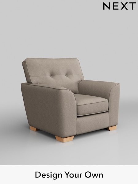 Studio Chenille/Mid Natural Stamford Buttoned Back (H36640) | £675