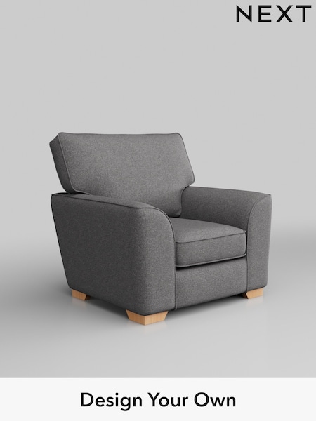 Studio Chenille/Mid Grey Stamford Grand Relaxed Sit (H36643) | £675