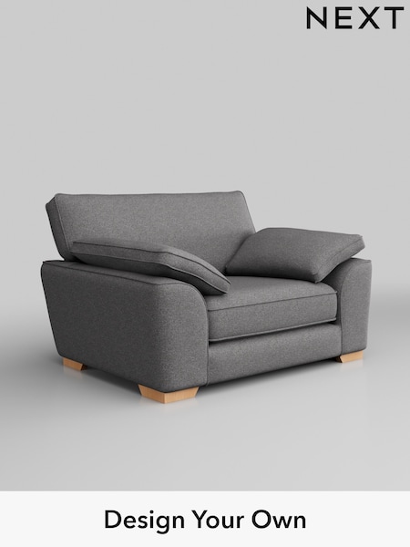 Studio Chenille/Mid Grey Stamford Grand Relaxed Sit (H36643) | £1,175