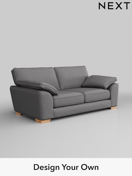 Studio Chenille/Mid Grey Stamford Grand Relaxed Sit (H36643) | £1,575