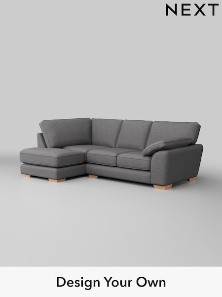 Studio Chenille/Mid Grey Stamford Grand Relaxed Sit (H36643) | £2,199