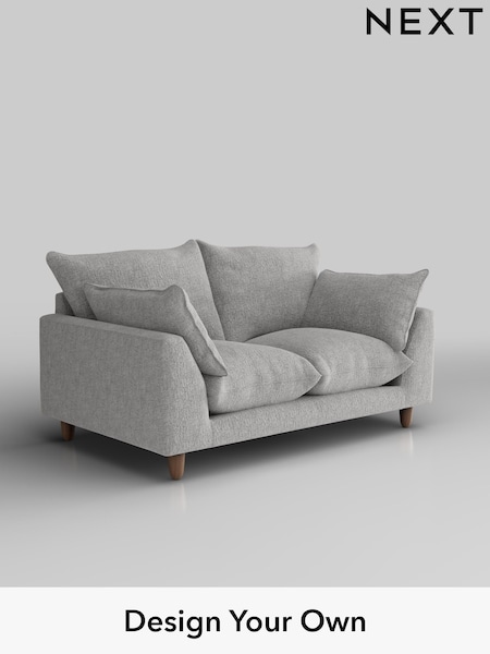 Chunky Chenille/Light Grey Noa Deep Relaxed Sit (H36648) | £1,075