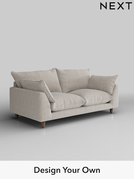 Chunky Weave/Dove Grey Noa Deep Relaxed Sit (H36668) | £1,175