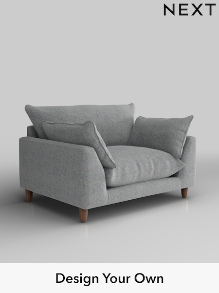 Chunky Marl/Mid Grey Noa Deep Relaxed Sit (H36679) | £975