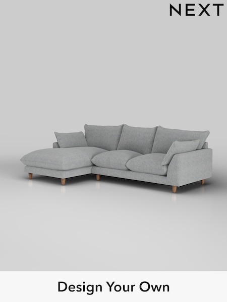 Chunky Marl/Mid Grey Noa Deep Relaxed Sit (H36679) | £1,875