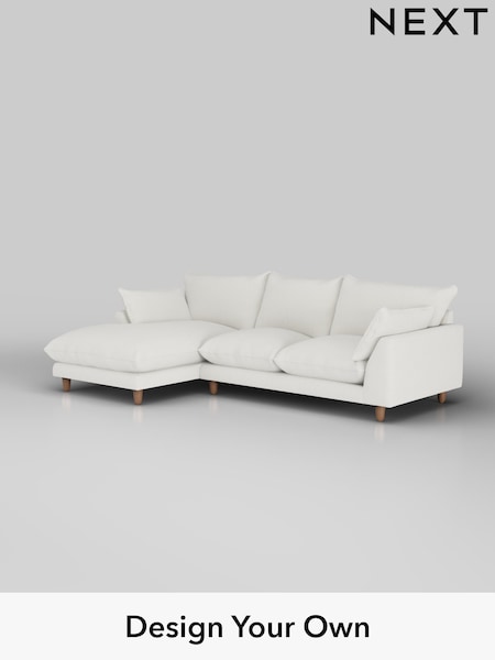 Chunky Texture/Oyster Noa Deep Relaxed Sit (H36688) | £1,875