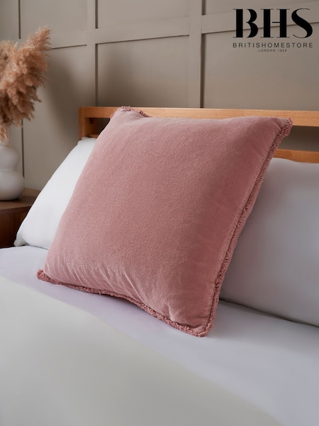 BHS Pink Camille Cushion (H36692) | £18