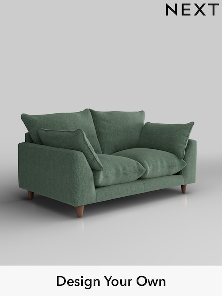 Chunky Texture/Mid Forest Green Noa Deep Relaxed Sit (H36695) | £1,075