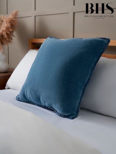 BHS Denim Camille 100% Cotton Cushion (H36701) | £18