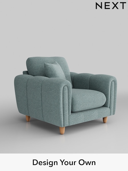 Chunky Chenille/Light Teal Green Odella (H36757) | £875