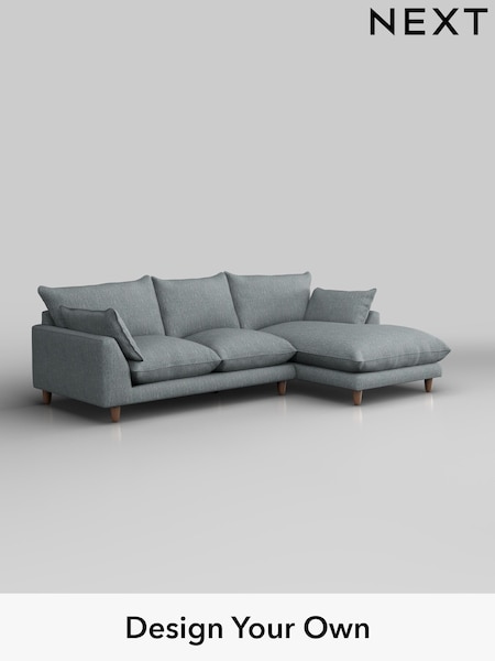 Chunky Weave/Mid Blue Noa Deep Relaxed Sit (H36759) | £1,875