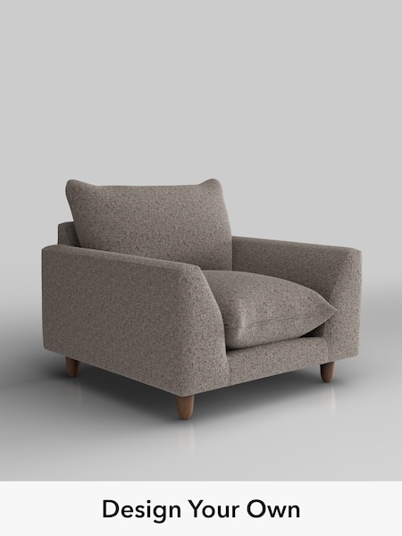 Chunky Chenille/Mink Brown Noa Deep Relaxed Sit (H36763) | £875