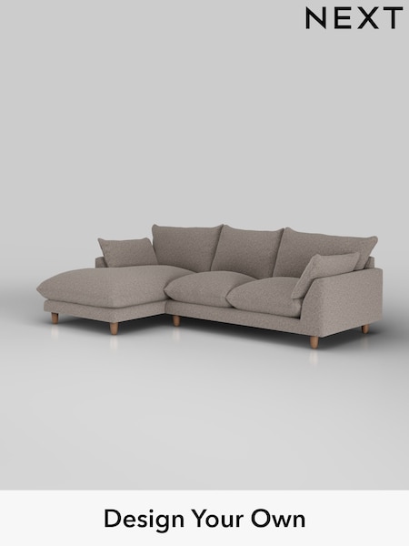 Chunky Chenille/Mink Brown Noa Deep Relaxed Sit (H36763) | £1,875