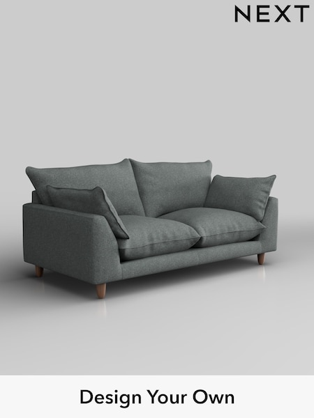Chunky Weave/Mid Grey Noa Deep Relaxed Sit (H36766) | £1,175