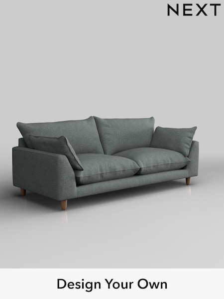 Chunky Weave/Mid Grey Noa Deep Relaxed Sit (H36766) | £1,275