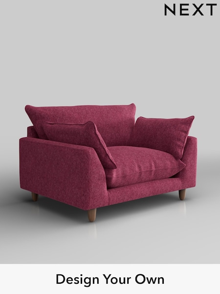 Cotswold Chenille/Dark Raspberry Pink Noa Deep Relaxed Sit (H36774) | £975