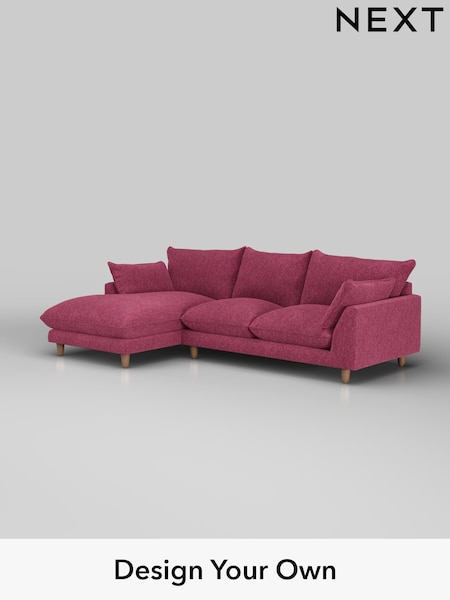 Cotswold Chenille/Dark Raspberry Pink Noa Deep Relaxed Sit (H36774) | £1,875