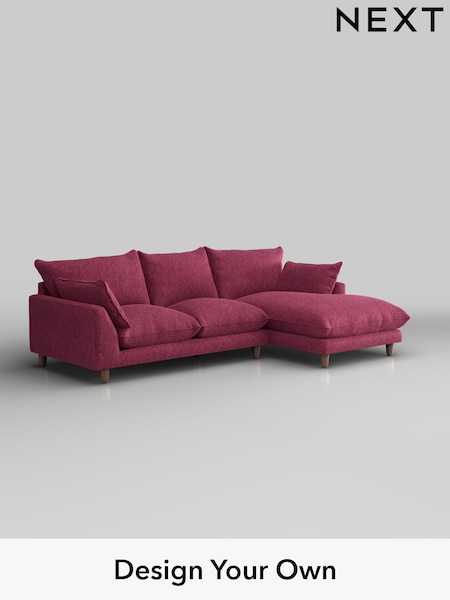 Cotswold Chenille/Dark Raspberry Pink Noa Deep Relaxed Sit (H36774) | £1,875