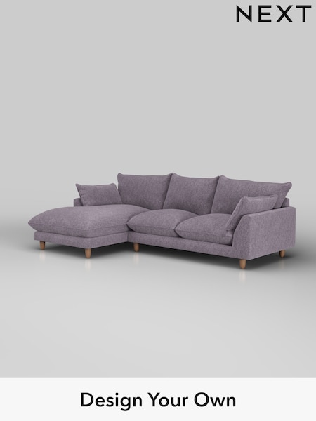 Cotswold Chenille/Light Lilac Purple Noa Deep Relaxed Sit (H36782) | £1,875