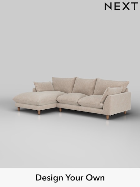Cotswold Chenille/Light Natural Noa Deep Relaxed Sit (H36790) | £1,875