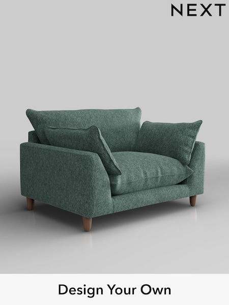 Cotswold Chenille/Mid Slate Teal Green Noa Deep Relaxed Sit (H36791) | £975