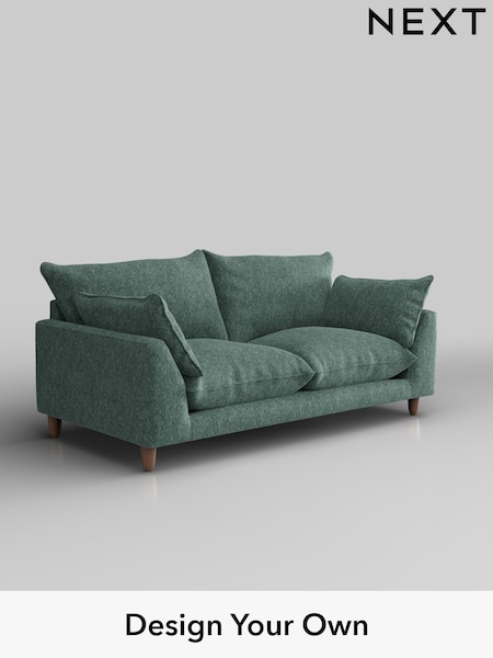 Cotswold Chenille/Mid Slate Teal Green Noa Deep Relaxed Sit (H36791) | £1,175