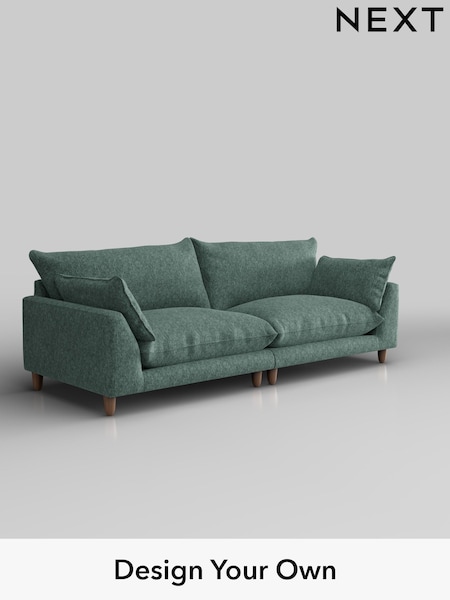 Cotswold Chenille/Mid Slate Teal Green Noa Deep Relaxed Sit (H36791) | £1,375