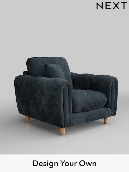 Distressed Velour/Midnight Blue Odella (H36798) | £875