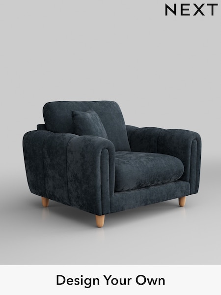 Distressed Velour/Midnight Blue Odella (H36798) | £975
