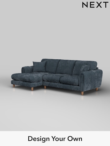 Distressed Velour/Midnight Blue Odella (H36798) | £1,950