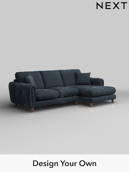 Distressed Velour/Midnight Blue Odella (H36798) | £1,950