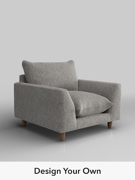 Cotswold Chenille/Silver Grey Noa Deep Relaxed Sit (H36801) | £875