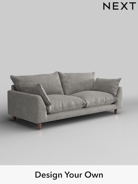 Cotswold Chenille/Silver Grey Noa Deep Relaxed Sit (H36801) | £1,275