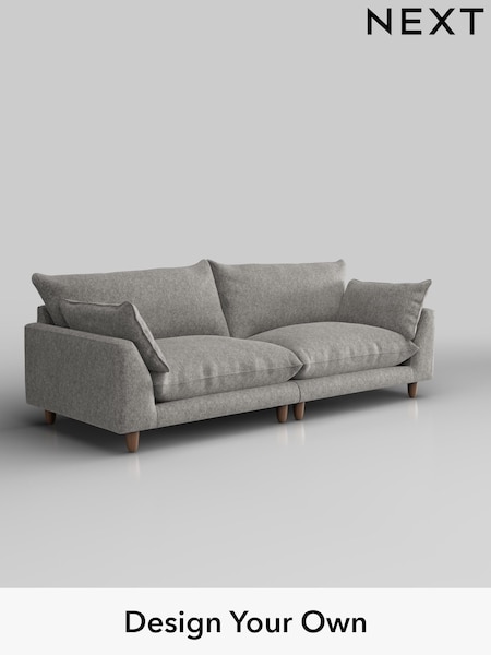 Cotswold Chenille/Silver Grey Noa Deep Relaxed Sit (H36801) | £1,375