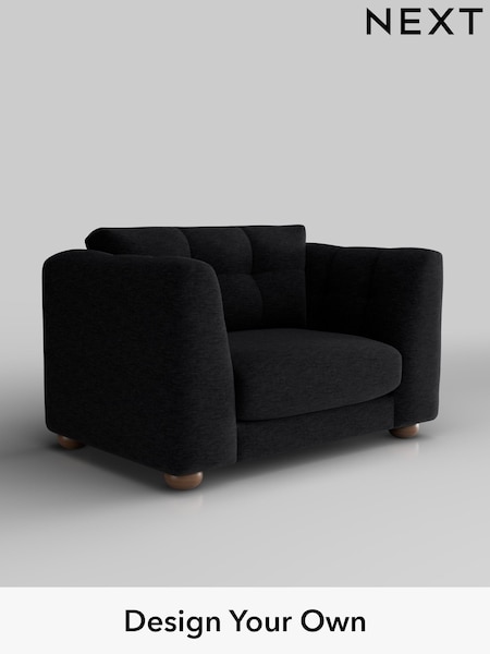 Fine Chenille Easy Clean/Black Jasmine (H36803) | £1,175