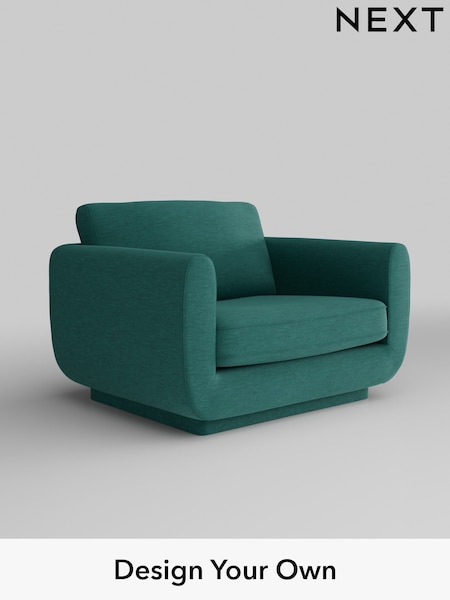 Fine Chenille Easy Clean/Dark Juniper Green N Premium Pia (H36804) | £1,125