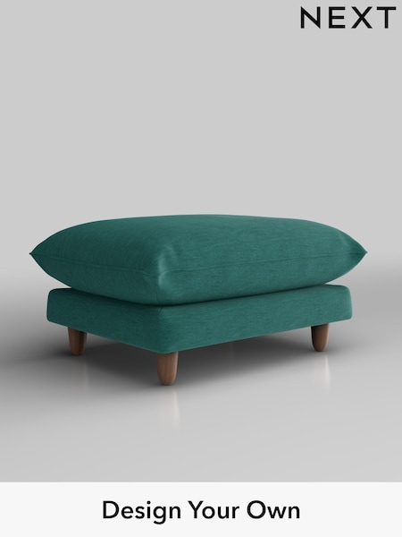 Fine Chenille Easy Clean/Dark Juniper Green Noa Deep Relaxed Sit (H36805) | £525