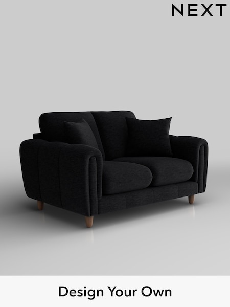 Fine Chenille Easy Clean/Black Odella (H36808) | £1,175