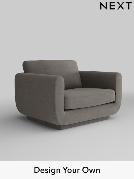 Fine Chenille Easy Clean/Dark Smoke Grey N Premium Pia (H36811) | £1,125