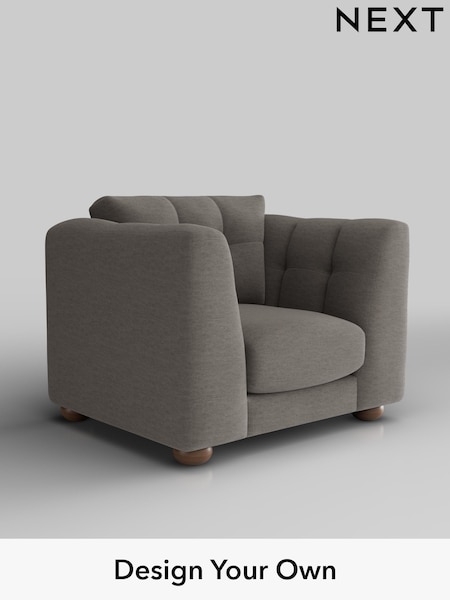 Fine Chenille Easy Clean/Dark Smoke Grey Jasmine (H36812) | £1,075